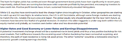 Higher Rates and Good Economy or Lower Rates and Earnings Disappointments
